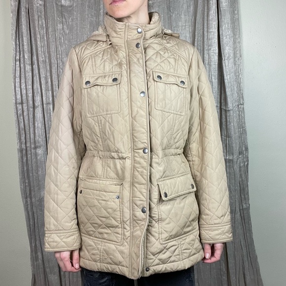 EUC Christopher & Banks size medium quilted jacket - Picture 3 of 5